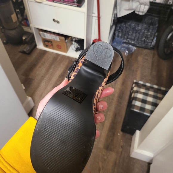 ❤️ T.U.K - ANIMAL PRINT Y2K GRUNGE  PLATFORM SHOES SIZE - 7 - Picture 8 of 11